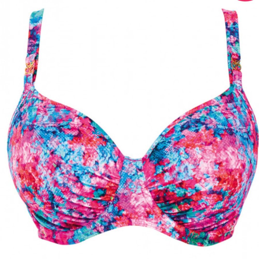 Freya 32G Mamba Pink Full Cup Underwire Bikini Top